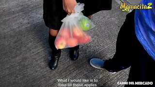 CARNE DEL MERCADO - Luna Castillo - Seksi Colombiana Blows And Fucks Hard With Alex Moreno